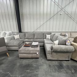 3pc Gray Sectional