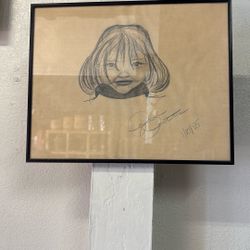 Pencil Drawing Signed Vintage “ 1985.