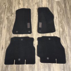 2018-2022 Jeep Wrangler JL Carpet Black Floor Mats OEM 6BR85TX7AB