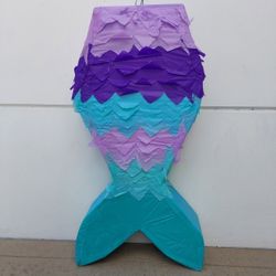 Mermaid Tail Piñata For Birthday Parties 