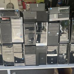 Mixed  9 Desktop Computers 