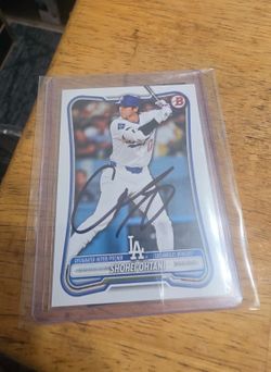 Shohei Ohtani in person auto