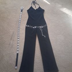 Black Halter Jumpsuit Size 8