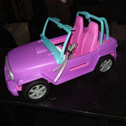 Purple Barbie Jeep