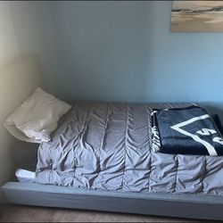Twin Size Bed With Mattress Like New