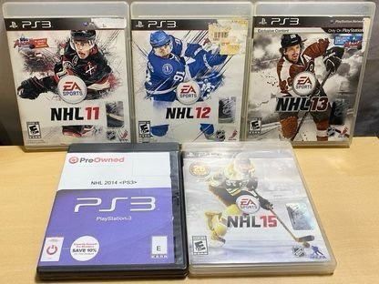 NHL 09, 10, 11, 12, 13, 14 (6 Game Lot: Sony PlayStation 3 PS3) All  Complete 14633154443