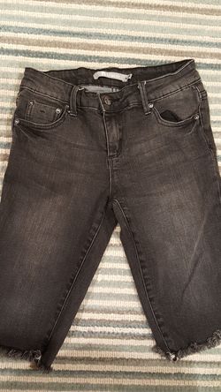 Girls blk denim shorts size 14