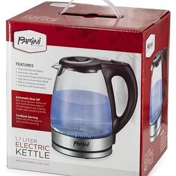 Parini 1.7 Liter Electric Kettle With Automatic Shut Off - BRAND NEW NEVER OPEN