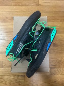 Nike Blazer Low Off White Black Electro Green size 12