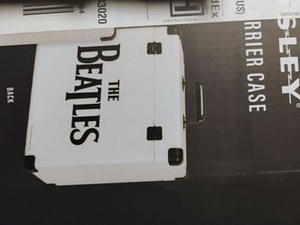 Beatles record carrying case