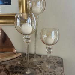Candles And Holder 
