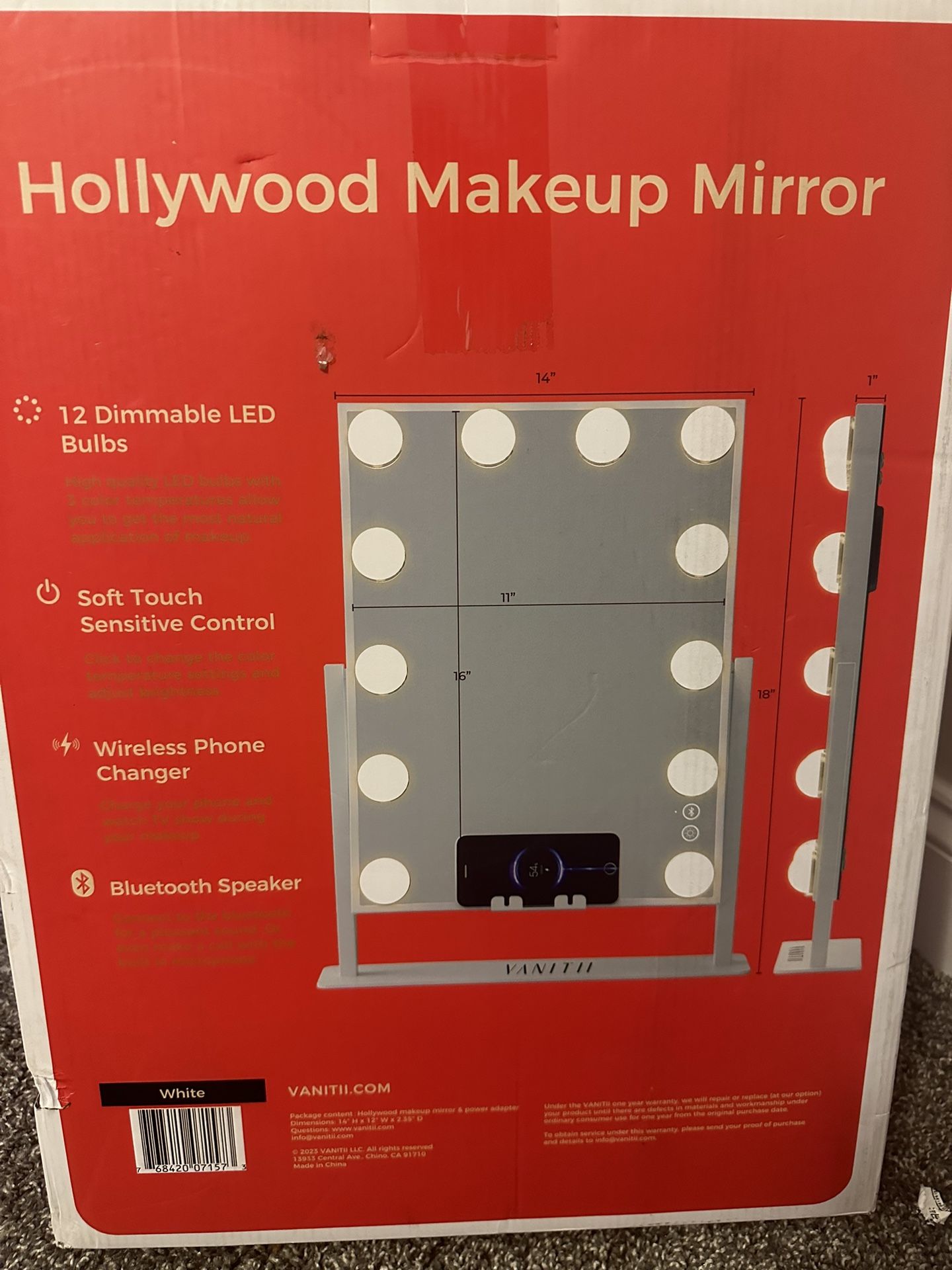 Vanity Mirror New In Box 