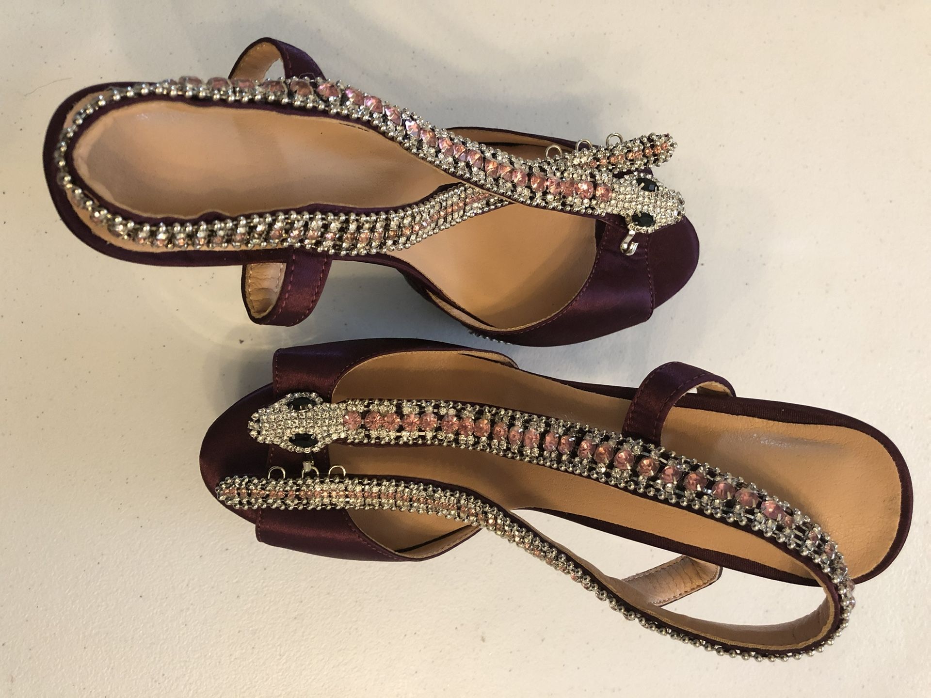 Fancy Jeweled Women Dress Shoes