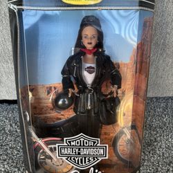 Harley-Davidson Barbie with Black Leather Jacket