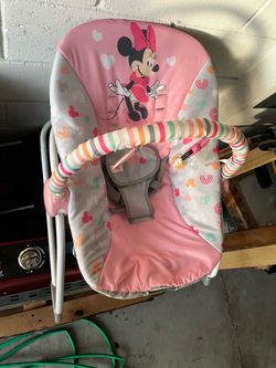 Bright Starts Disney Baby Minnie Mouse Comfy Baby Bouncer