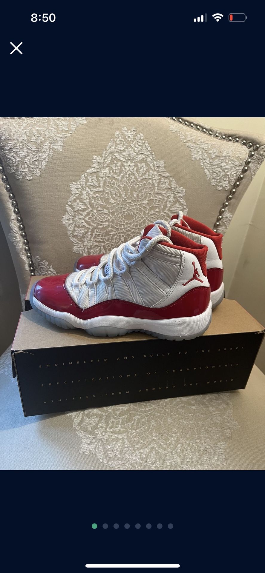 Cherrys Jordan 11s With Box 4y