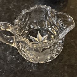 American Brilliant Cut Glass Creamer 
