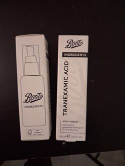 Boots Ingredients Tranexamic Acid Night Serum