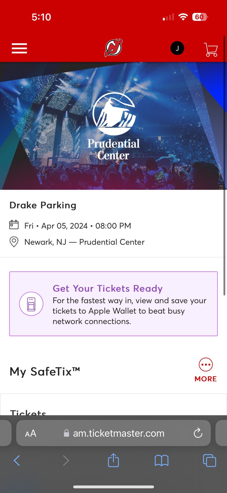 Drake Tickets Plus Parking 