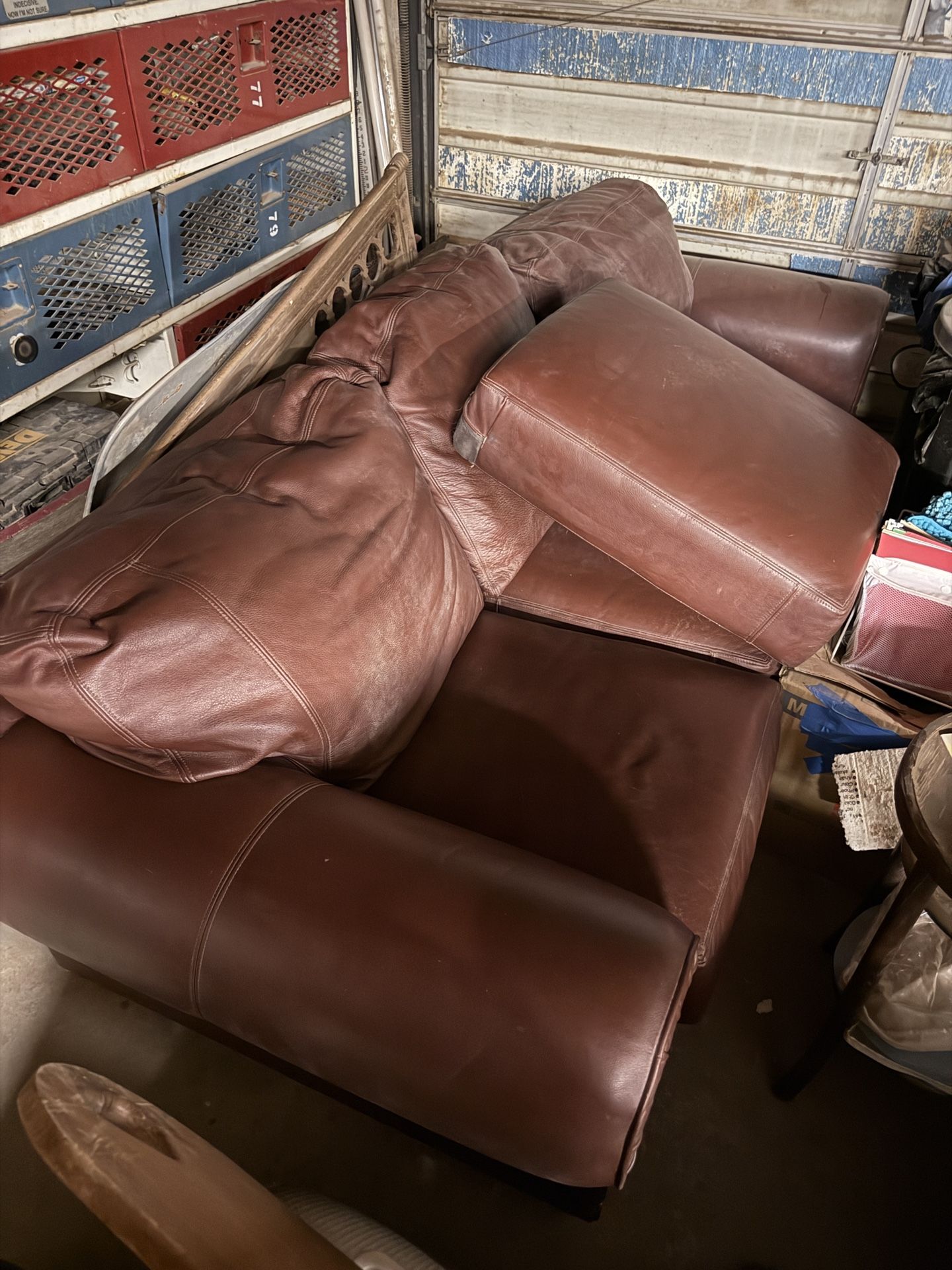 Leather Sofa 