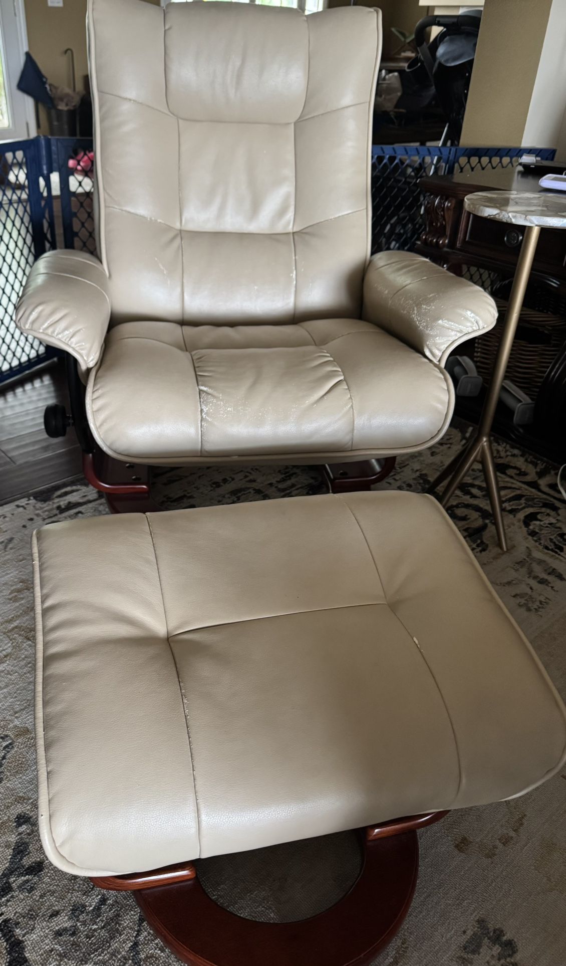 Recliner With Ottoman