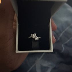 Pandora promise ring double heart
