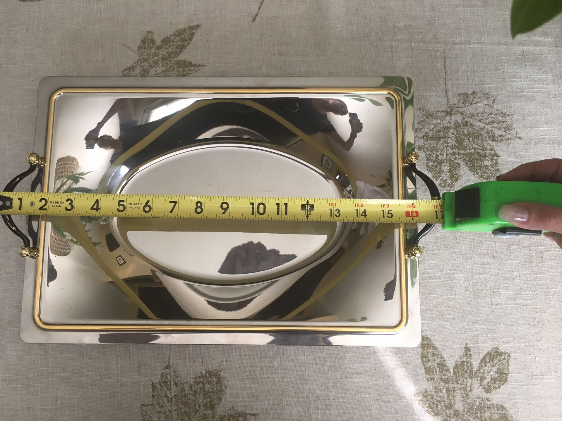 Italian two tone serving tray