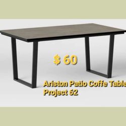 Brand New Ariston Patio Coffee Table Project 62 