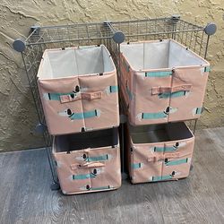 Cube Storage with Dog Fabric Bins - See My Items