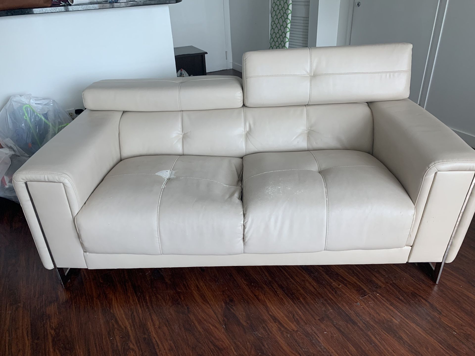 Beige 3 piece sofa / couch and chair set- amd misc furniture FREE!!!! MUST BE PICKED UP July 19 , 9-12