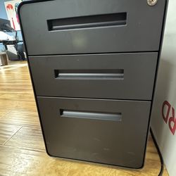 Metal file cabinet