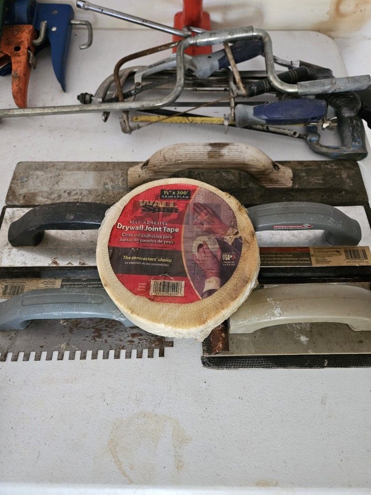 Drywall Tools with Drywall Tape