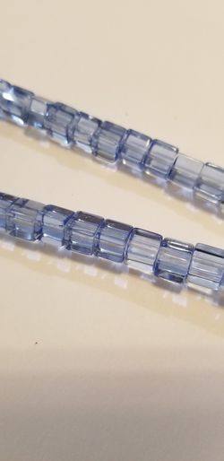 Cube Glass Beads