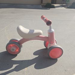 Pink Toddler balance bike