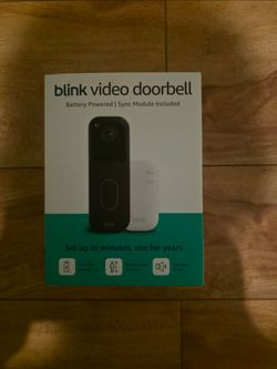 Blink video doorbell