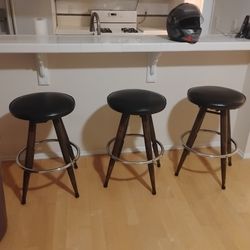 Set of 3 bar stools