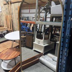 Large Gold Leaner Mirror 