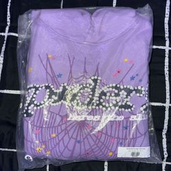 SP5DER PURPLE ACAI HOODIE