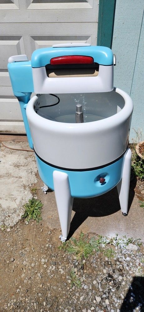 Vintage Wringer Washer Outdoor Water Fountain
