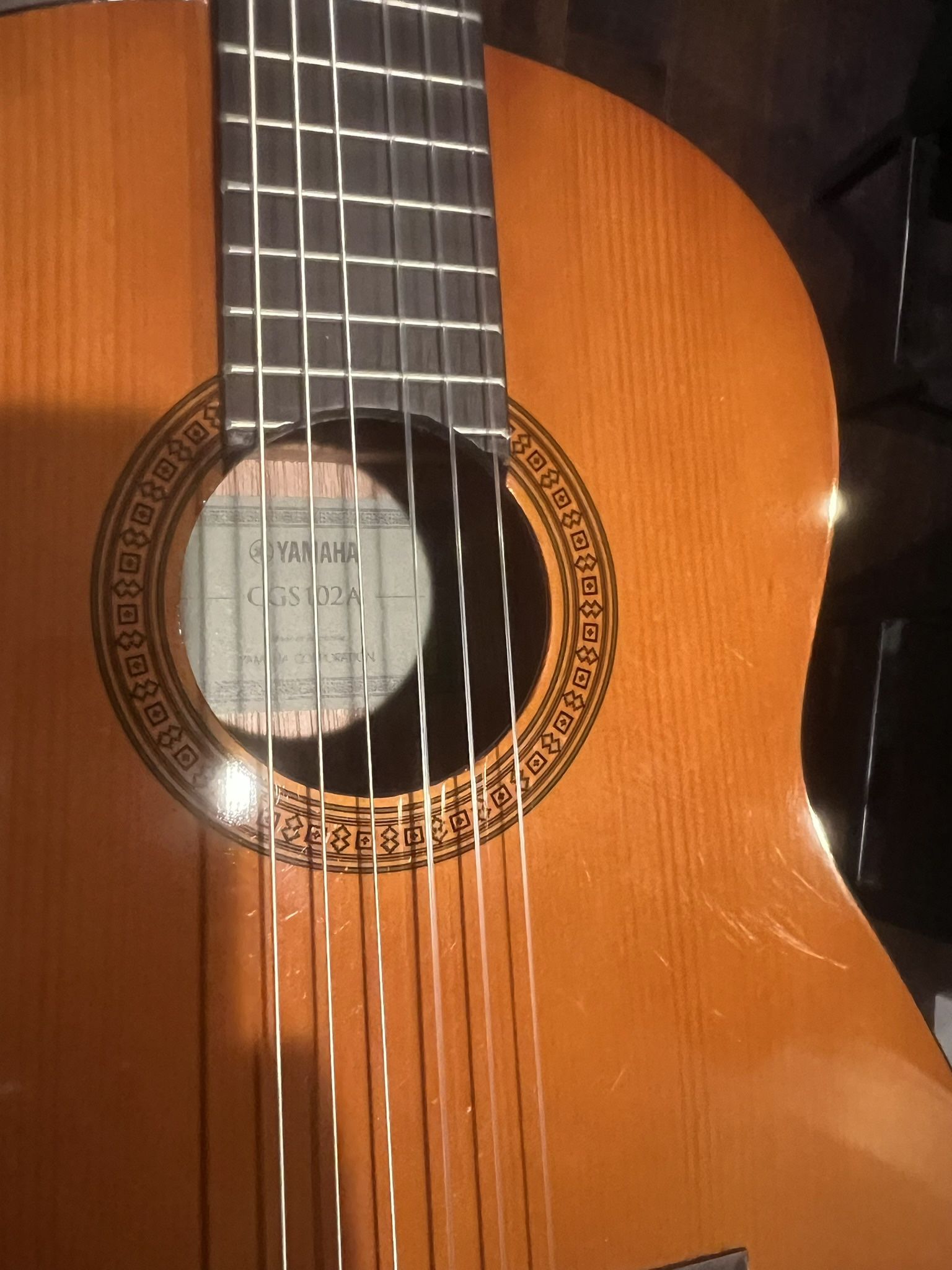 Yamaha half scale classical guitar