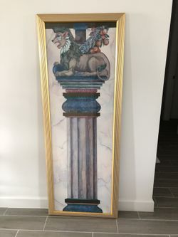 Lion On A Roman Column