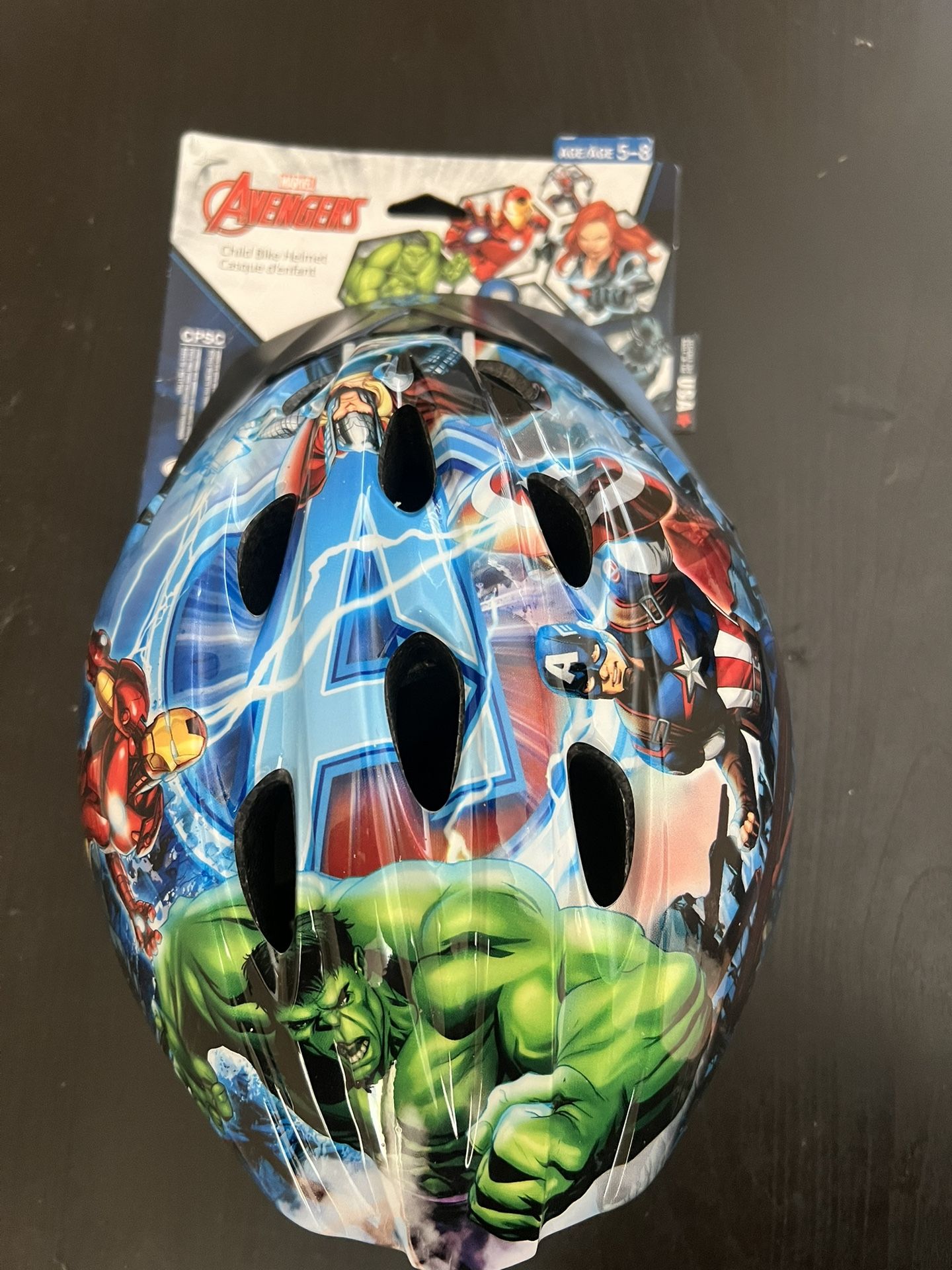 Marvel Avengers Kids Bike Helmet 5-8