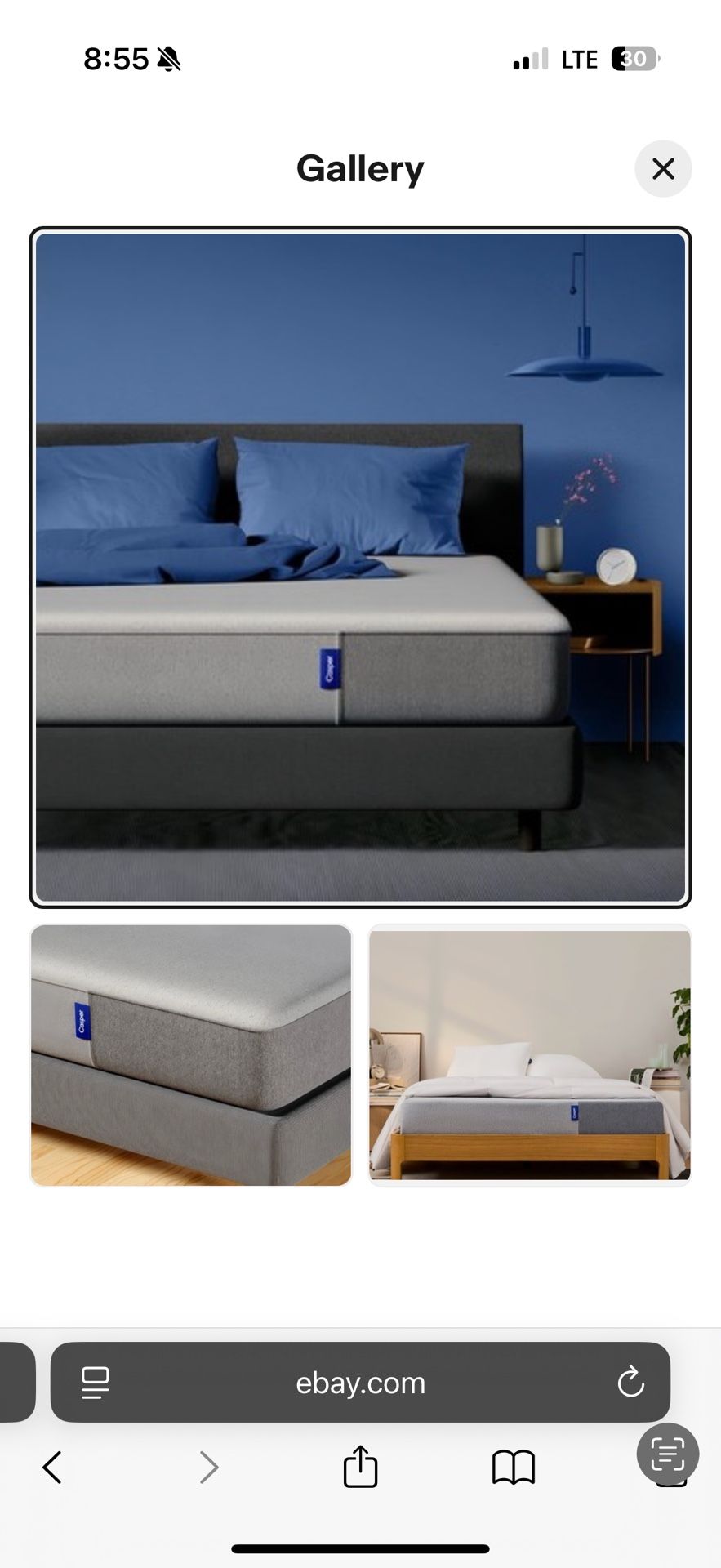 king size bed (in storage)