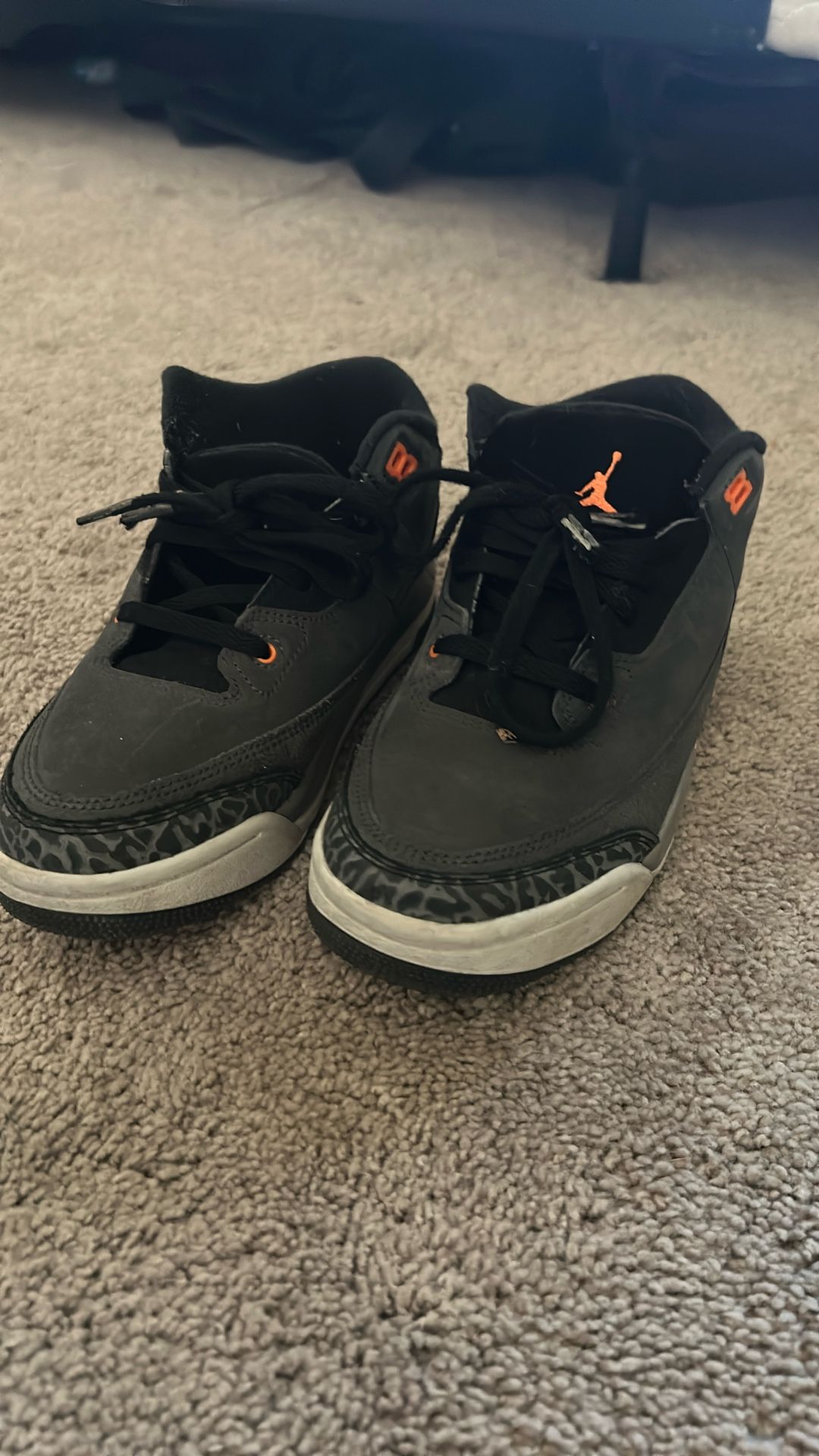 Jordan 3s Fear Packs(size 3y)