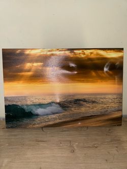 Sunset Beach Canvas