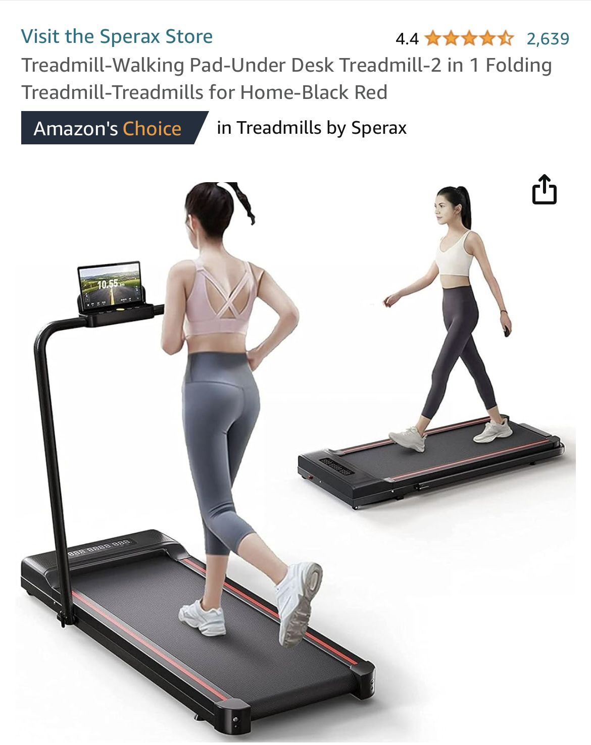 Treadmill-Walking Pad-Under Desk Treadmill-2 in 1 Folding Treadmill-Treadmills for Home