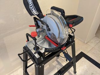 Craftsman 10" Compund Miter Saw w/ Stand & Laser Trac