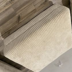 Cream Colored Ottoman 