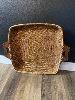 Boho Large Wall Storage Decorative wicker BASKET