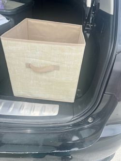Cubby storage bins
